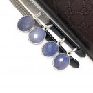 Sterling Silver Blue Sapphire PeDIY Jewelry Making Birthstone Pendant Gifts for Her Default Title