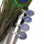 Sterling Silver Blue Sapphire PeDIY Jewelry Making Birthstone Pendant Gifts for Her Default Title