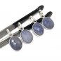 Sterling Silver Blue Sapphire PeDIY Jewelry Making Birthstone Pendant Gifts for Her Default Title