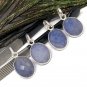 Sterling Silver Blue Sapphire PeDIY Jewelry Making Birthstone Pendant Gifts for Her Default Title