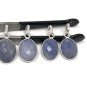 Sterling Silver Blue Sapphire PeDIY Jewelry Making Birthstone Pendant Gifts for Her Default Title