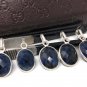 Sterling Silver Blue Sapphire PeDIY Jewelry Making Birthstone Pendant Gifts for Her Default Title