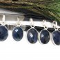 Sterling Silver Blue Sapphire PeDIY Jewelry Making Birthstone Pendant Gifts for Her Default Title