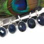 Sterling Silver Blue Sapphire PeDIY Jewelry Making Birthstone Pendant Gifts for Her Default Title