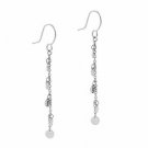 Sterling Silver Cascade Disc Chandelier Earrings E8340