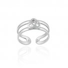 Sterling Silver Celtic Trinity Knot Toe Ring TR9229
