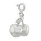 Sterling Silver Cherry Novelty Charm CH10567