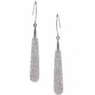 Sterling Silver CZ Dangle Drop Earrings E4151