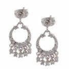 Sterling Silver CZ Mini Chandelier Earrings E4726