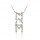 Sterling Silver CZ MOM Slide Pendant P11616