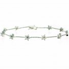 Sterling Silver Diamond Accent Star Tennis Bracelet B4690