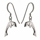 Sterling Silver Dolphin Dangle Earrings E4335