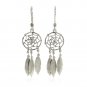 Sterling Silver Dream Catcher Dangle Earrings Sterling Silver