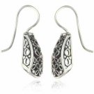 Sterling Silver Filigree Antique Style Earrings E454