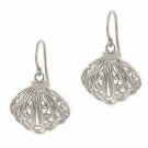Sterling Silver Filigree Drop Earrings E9013