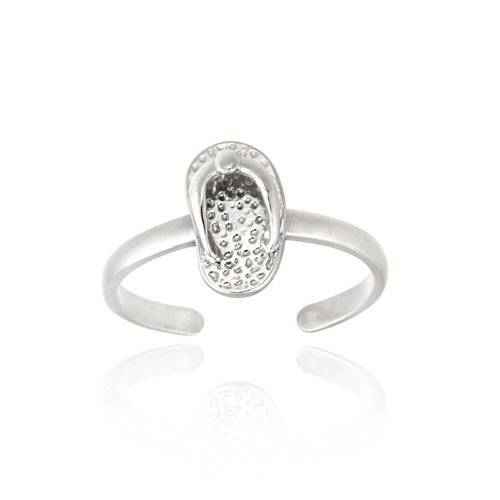 Sterling Silver Flip Flop Toe Ring TR11875