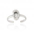 Sterling Silver Flip Flop Toe Ring TR11875
