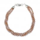 Sterling Silver Freshwater Cultured Lavender Pearl Bracelet B11226M43