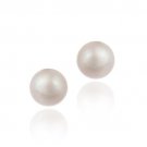 Sterling Silver Freshwater Cultured Pink Pearl Stud Earrings, 9-9.5mm E11847FPPL