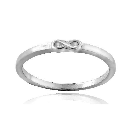 Sterling Silver Infinity Polished Band Ring R13728-6