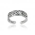Sterling Silver Irish Celtic Knot Toe Ring TR4079