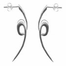 Sterling Silver Loop de Loop Earrings E4618