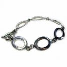 Sterling Silver Oval link Bracelet 1161