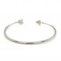 Sterling Silver Polished Arrow Cuff Bangle Sterling Silver