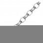 Sterling Silver Polished Charm Bracelet with Rhodium Plating