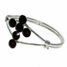 Sterling Silver Red CZ Cross Junior Ring Size 4 JR2934R