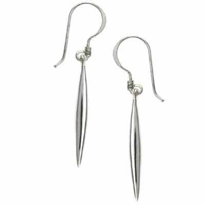 Sterling Silver Spear Dangling Drop Earrings E4011