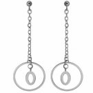 Sterling Silver Stilletto Earrings E4545