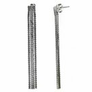 Sterling Silver Strands Chandelier Earrings E4331