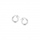 Sterling Silver Twist Style Small Size Hoop Earrings D82043927