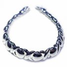 Sterling Silver X & O Polished Bracelet 1150
