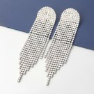 Super Flash Claw Chain Geometric Alloy Diamond Earrings Gold