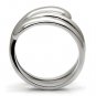 TK037 - High polished (no plating) Stainless Steel Ring with No Stone