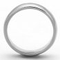 TK1375 - High polished (no plating) Stainless Steel Ring with No Stone
