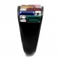 TK1397J - IP Black(Ion Plating) Stainless Steel Ring with Top Grade Crystal in Multi Color