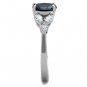 TK1764 - High polished (no plating) Stainless Steel Ring with Synthetic Synthetic Glass in Montana