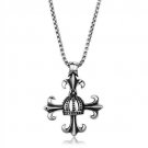 TK1987 - High polished (no plating) Stainless Steel Necklace with No Stone