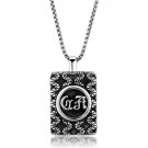 TK1992 - High polished (no plating) Stainless Steel Necklace with No Stone
