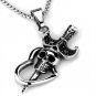 TK1997 - High polished (no plating) Stainless Steel Necklace with No Stone