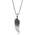TK2002 - High polished (no plating) Stainless Steel Necklace with No Stone