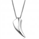 TK2006 - High polished (no plating) Stainless Steel Necklace with No Stone