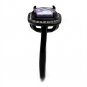 TK2487 - IP Black(Ion Plating) Stainless Steel Ring with AAA Grade CZ in Amethyst