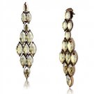 TK2632 - IP Coffee light Stainless Steel Earrings with Top Grade Crystal in Champagne Default Title