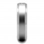 TK2934 - High polished (no plating) Stainless Steel Ring with AAA Grade CZ in Clear