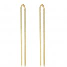 TK3532 - IP Rose Gold(Ion Plating) Stainless Steel Earrings with No Stone Default Title