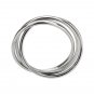 TK3743 - High polished Stainless Steel Interlocking Ring